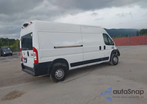 2022 Ram Promaster 2500 High Roof 159 Wb из США, поврежденный, VIN 3C6LRVDGXNE107456